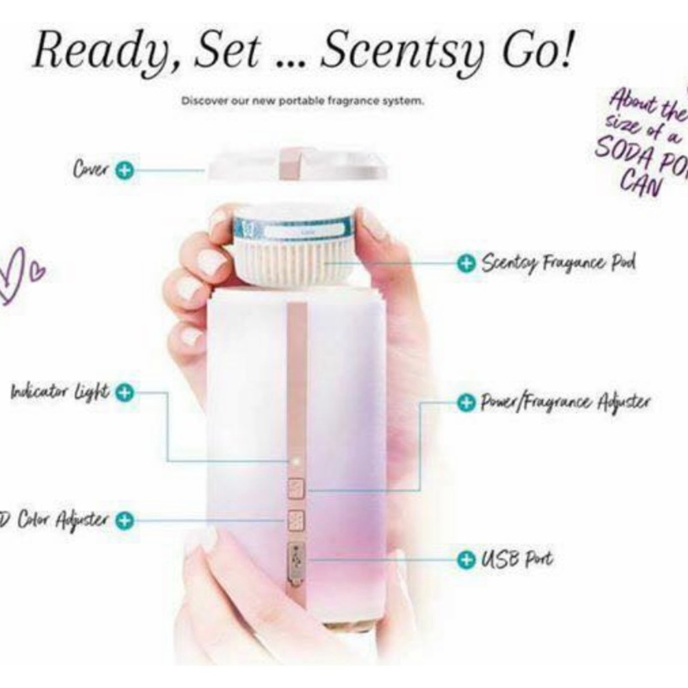 Scentsy Go! Rose Gold